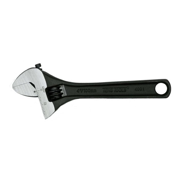 Teng Tools 4001 4" Adjustable Wrench w/Graduated Scale 4001